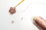 画像12: 「あたかも」金属のような輝き　和紙×レーヨン-ラメ糸- 40g / 100g (12)