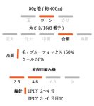 画像4: 合細・ブルーフォックス混/ 50g巻 (4)