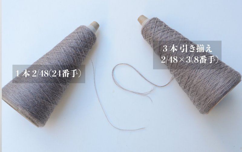 画像2: 超極細エクストラファインメリノウール100% 50g /1200m (合細-3本引き揃えタイプ50g/400mもあり) (2)