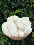 画像1: 「またね」梳毛メリノウール100%/染色用かせ糸 約100g or  約240g (1)