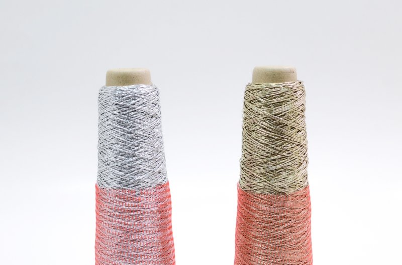 画像24: 「あたかも」金属のような輝き　和紙×レーヨン-ラメ糸- 40g / 100g (24)