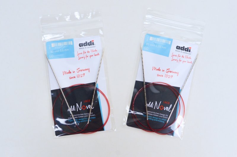 画像10: addi 80cmメタル輪針「Sock Rockets(レース プレミアム)」「ノベル」2.0mm 2.25mm 2.5mm (10)
