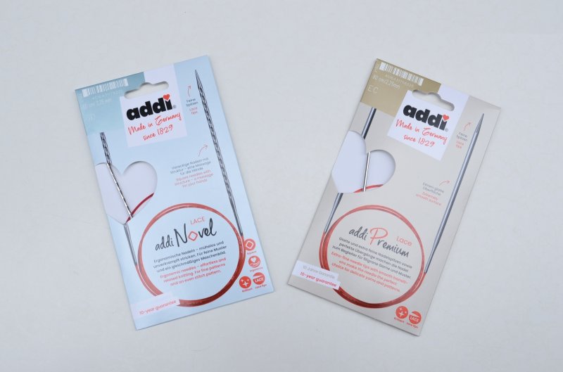 画像15: addi 80cmメタル輪針「Sock Rockets(レース プレミアム)」「ノベル」2.0mm 2.25mm 2.5mm (15)