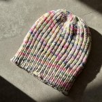 画像17: 手染め糸「またね -瞬-」梳毛メリノウール100%/かせ  約100g/約400m巻 (17)