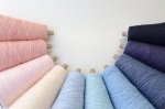 画像1: 中細・コットン混メランジ/ 100g・約400m巻 10色 (1)