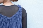 画像4: なるほどCropTop キット＋15mm輪針付き ／極太毛糸なるほど使用 (4)