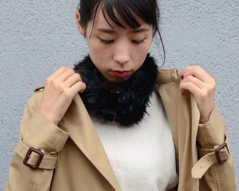 画像4: フリーパターンデータ 「そっと」「あたかも」で編む ファーヘアバンド (4)