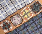 画像6: モチーフつなぎのチェックブランケット キット／エコシルクきまま使用 (6)