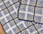 画像3: モチーフつなぎのチェックブランケット キット／エコシルクきまま使用 (3)